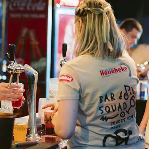 Sponsoring Jeudis VIN - votre logo sur le T-shirt des serveurs